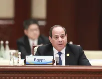 What is Egyptian President's Call to End Israeli Strikes?