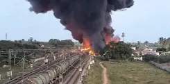 What Caused the Fire on the Diesel-Laden Goods Train?