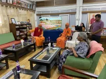 What Did FM Sitharaman Discuss with Students at Ramakrishna Mission Ashram School in Meghalaya?