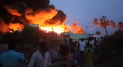 What Caused the Major Fire on a Diesel-Laden Goods Train in TN?