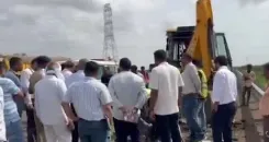 What Investigation is Underway for the Damaged Section of Bharatmal Highway near Santalpur?