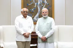 क्या गुजरात के सीएम भूपेंद्र पटेल और लद्दाख के एलजी कविंदर गुप्ता ने पीएम मोदी से मुलाकात की?