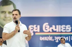What Did Rahul Gandhi Unveil at the Training Camp in Anand?