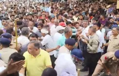 What Led to the Violence Outside Sabar Dairy in Gujarat?
