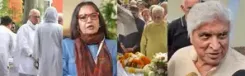 Gulzar, Shabana Azmi, Naseeruddin Shah pay last respects to cinema
 legend Shyam Benegal