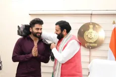 क्या जैकी भगनानी ने हरियाणा में फिल्म सिटी बनाने के लिए नायब सैनी से चर्चा की?