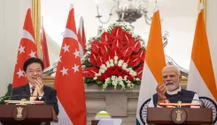 क्या भारत-सिंगापुर के बीच सिविल एविएशन में ट्रेनिंग, अनुसंधान और विकास का समझौता है?