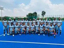 Who is in the 24-member men's team for FIH Hockey Pro League European leg?