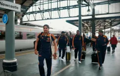 Did the India Women Experience a Scenic Train Journey from London to Newcastle Before the ODI Series Decider?