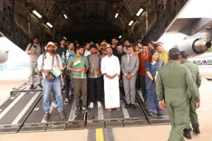 How did the Indian Air Force evacuate 165 nationals from Israel?