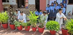 क्या कश्‍मीर में छात्रों ने पेड़-पौधों को रक्षासूत्र बांधकर रक्षाबंधन मनाया?