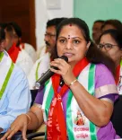 Is Kavitha Pointing Fingers at Harish Rao and Former MPs for CBI Inquiry Against KCR?