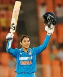 Mandhana climbs to second in ODI and third in T2OI batting rankings