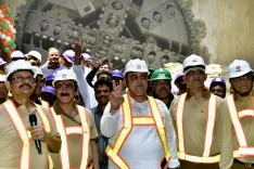 Did the Metro Golden Line Achieve a Tunnel Breakthrough at Tughlakabad?