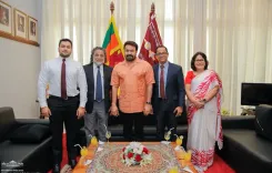 Did Mohanlal Receive a Gracious Welcome from the Sri Lankan PM at Parliament?