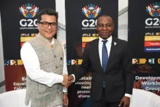 Did MoS Margherita Hold Talks with French Minister for International Partnerships at G20 DMM?