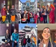 Nia Sharma crosses 525 Shiva lingams to offers prayers at
 Pashupatinath temple
