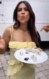 Is Nia Sharma Enjoying Her Touch Up with Litchi?