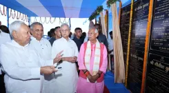 What New Projects Did Nitish Kumar Launch in Saran?