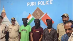 Who Were the Three Arrested in Puri for Drug Trafficking?