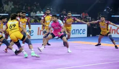How Did Vijay Malik and Bharat Lead Telugu Titans to Their First Win of Season 12?