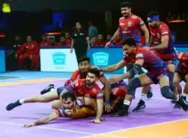 PKL Season 11: Gagan Gowda stands tall as UP Yoddhas come from behind to beat Telugu Titans 