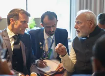 How did PM Modi connect with his 'friend' French President Macron at the G7 Summit?
