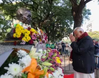Did PM Modi Honor Mahatma Gandhi and Rabindranath Tagore in Buenos Aires?