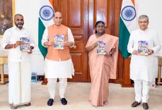 What Insights Does Rajnath Singh Provide in President Murmu's Collection of 51 Speeches?