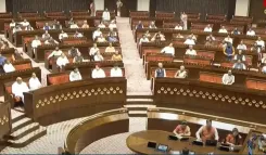 Why Was the Rajya Sabha Adjourned Until 2 PM Amid Opposition Protests?