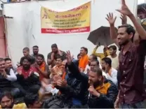 Are Right-Wing Activists Protesting Against Forced Migration of Hindu Families in Bhopal?