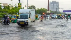What Caused the Road Cave-In on Jaipur's Gopalpura Bypass During Heavy Rains?