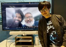 Did S S Rajamouli and his son Karthikeya appear in Hideo Kojima's Death Stranding 2?