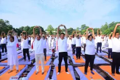 क्या शाहजहांपुर में जितिन प्रसाद ने योग दिवस कार्यक्रम में हिस्सा लिया?