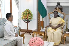 Did Sikkim CM Prem Singh Tamang Meet President Murmu?