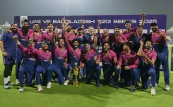 How Did Skipper Waseem Celebrate UAE's T20I Series Win Against Bangladesh?