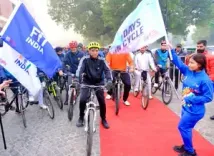 Sports Minister flags off ‘Fit India Sundays on Cycle' initiative