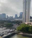 How is Trump urging safety after the tsunami warning?