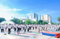 How are Thousands Celebrating International Yoga Day Across Southeast Asia?