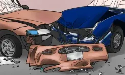 How did two Hyderabad students lose their lives in a road accident in the UK?