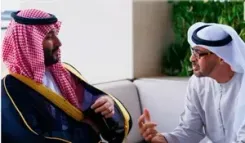 UAE, Saudi leaders hold talks amid escalating Syrian conflict
