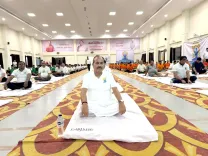 क्या उत्तर प्रदेश के गोंडा में सामूहिक योगाभ्यास का आयोजन हुआ? मंत्री दारा सिंह चौहान बने हिस्सा
