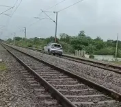 Why Did a Woman Drive Her Car on a Railway Track in Telangana?