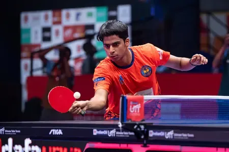 UTT Season 6: Snehit’s win powers Ahmedabad SG Pipers past Kolkata ThunderBlades