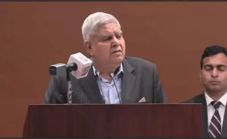 V-P Dhankhar Critiques UCC Opposition, Highlights Migration Issues